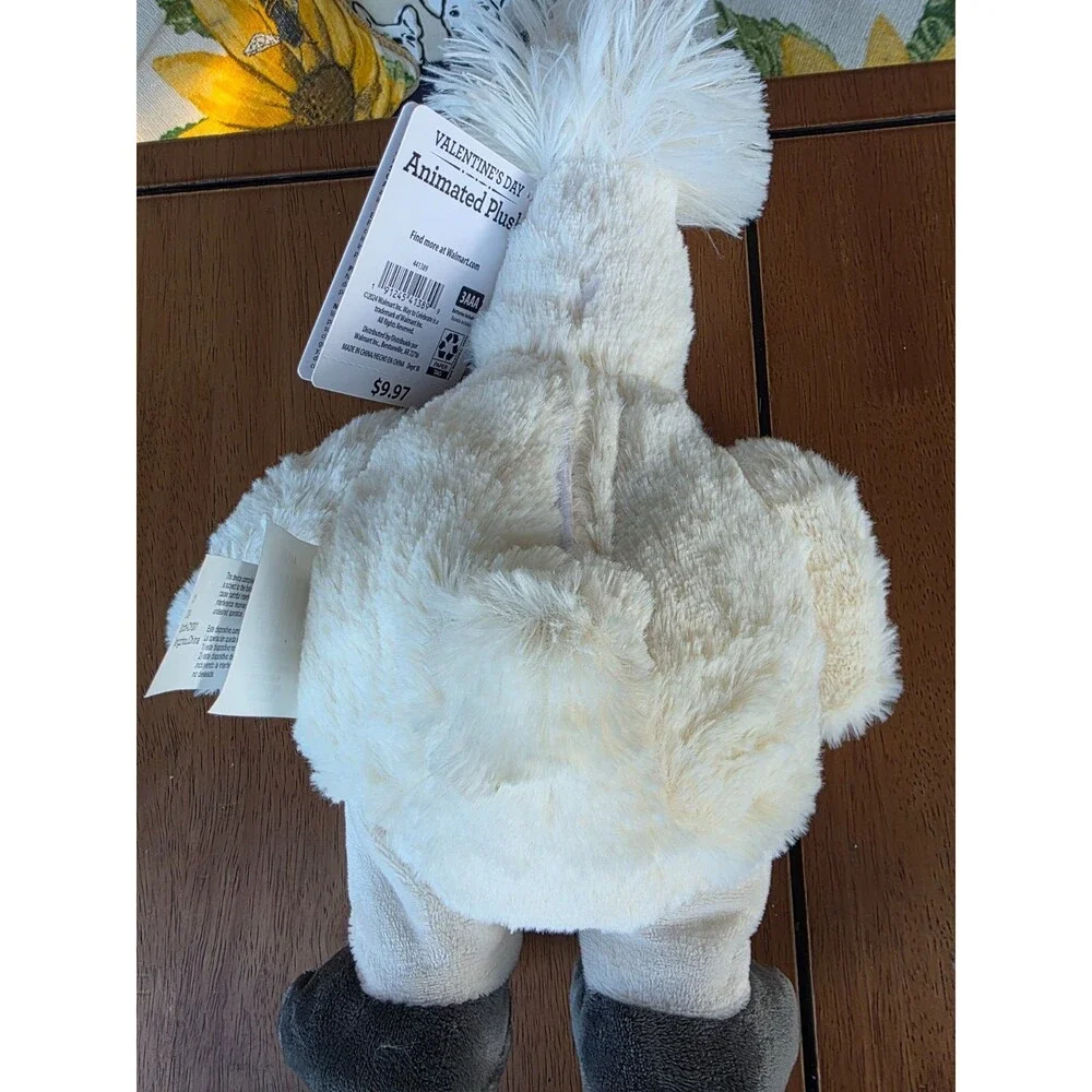 Gemmy Animated Dancing Chicken Plush Sings Pretty Girls Walk Valentines Dancing